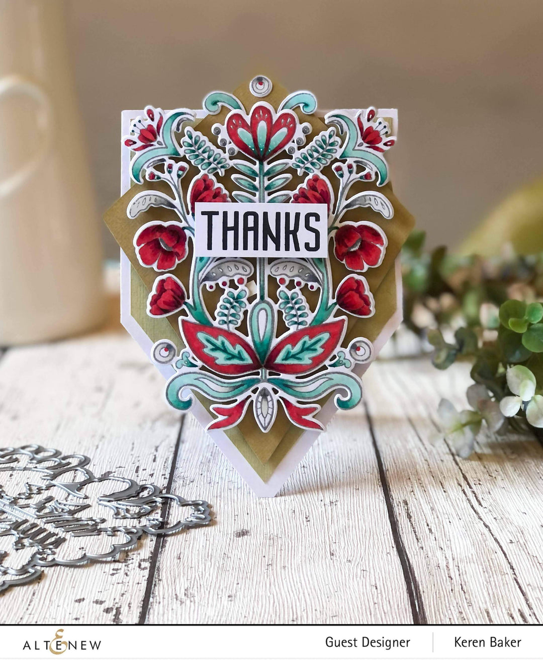 Altenew Stamp & Die Bundle Folk Art Stamp & Die Bundle