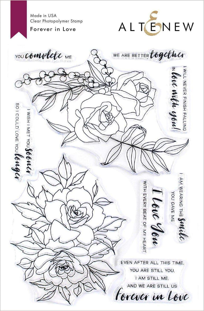 Altenew Stamp & Die Bundle Forever in Love Stamp & Die Bundle