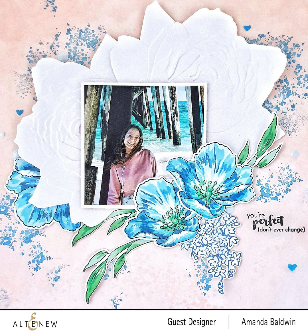 Altenew Stamp & Die Bundle Fresh Bloom Stamp & Die Bundle