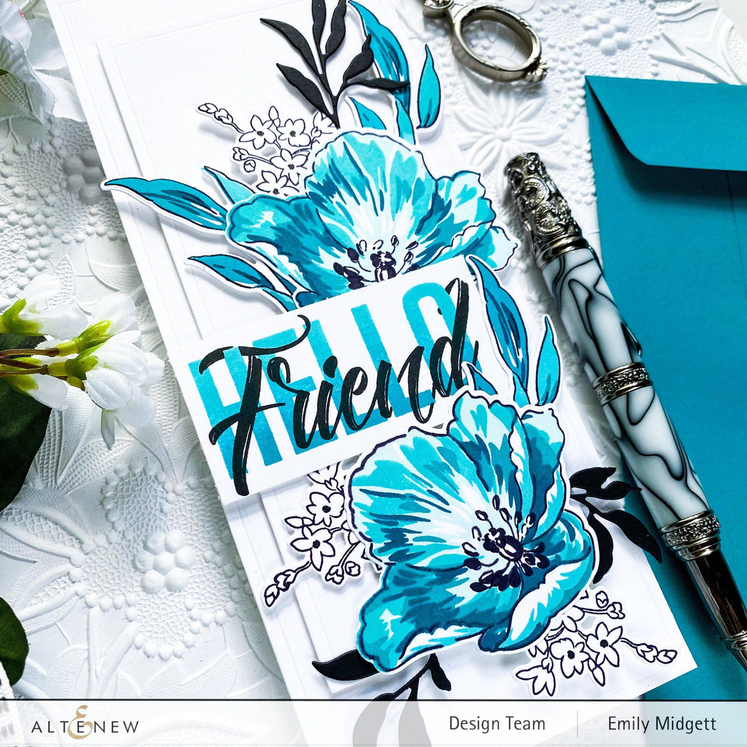 Altenew Stamp & Die Bundle Fresh Bloom Stamp & Die Bundle