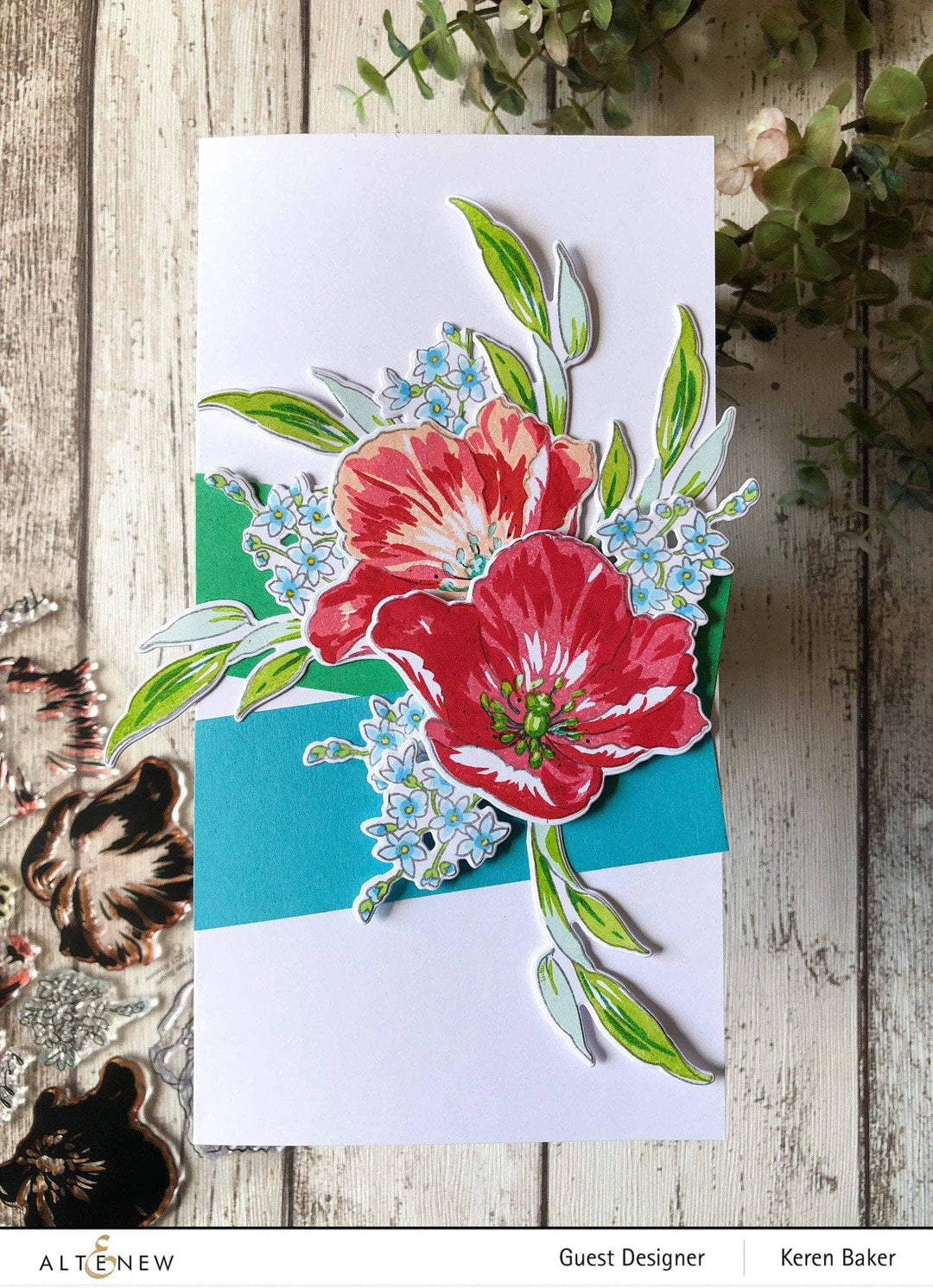 Altenew Stamp & Die Bundle Fresh Bloom Stamp & Die Bundle