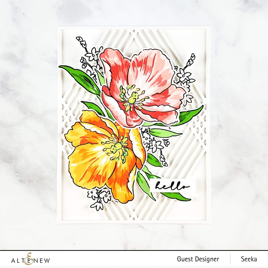 Altenew Stamp & Die Bundle Fresh Bloom Stamp & Die Bundle