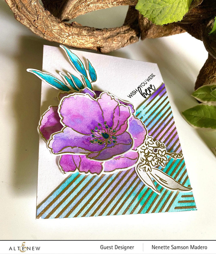 Altenew Stamp & Die Bundle Fresh Bloom Stamp & Die Bundle