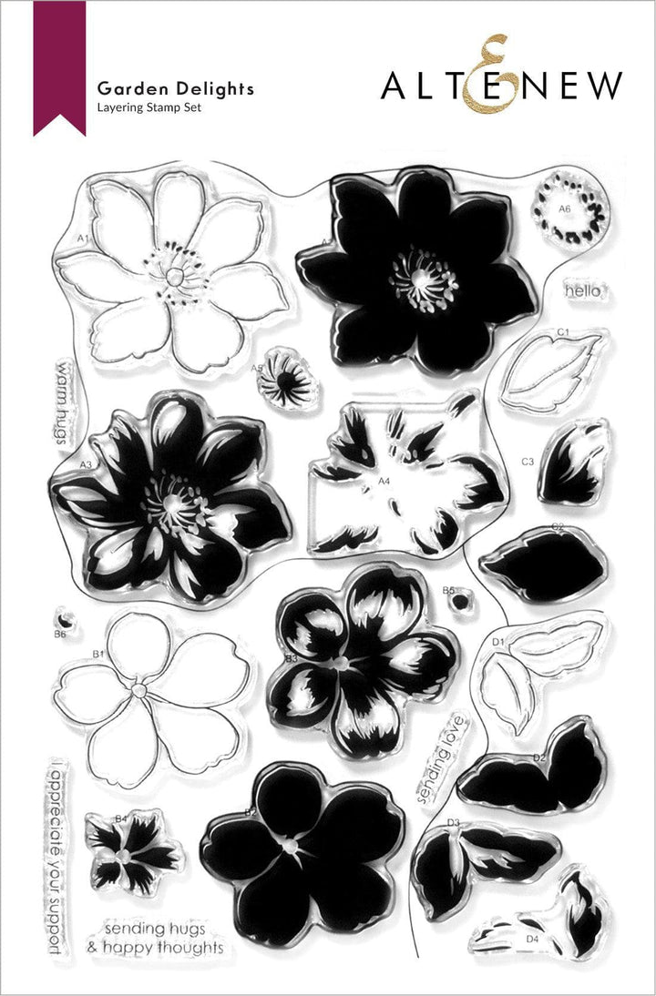 Altenew Stamp & Die Bundle Garden Delights Stamp & Die Bundle