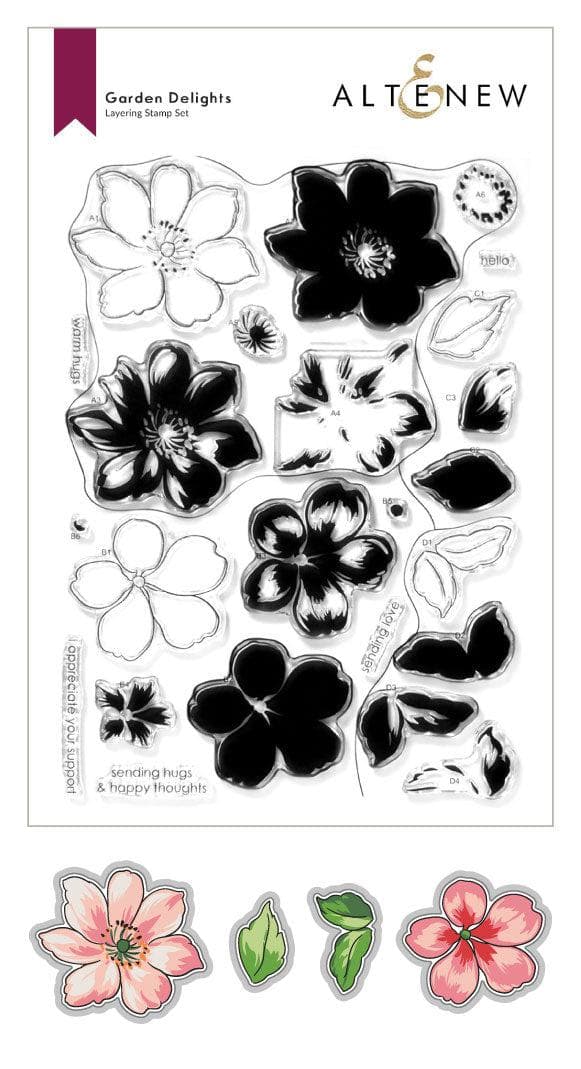 Altenew Stamp & Die Bundle Garden Delights Stamp & Die Bundle