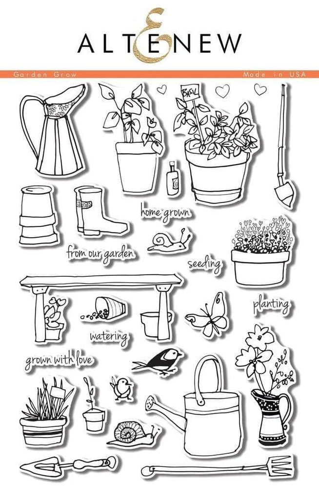 Altenew Stamp & Die Bundle Garden Grow