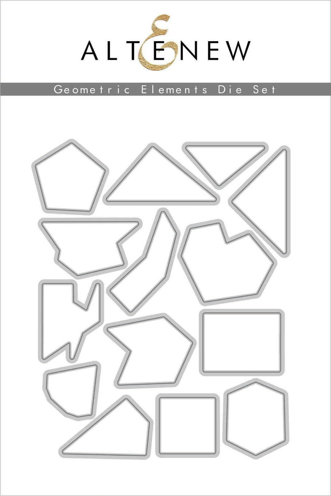 Altenew Stamp & Die Bundle Geometric Elements