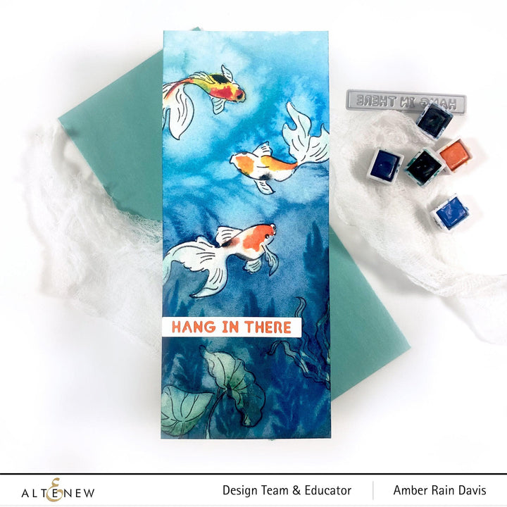 Altenew Stamp & Die Bundle Goldfish Pond Stamp & Die Bundle