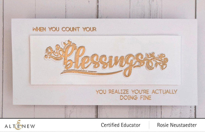 Altenew Stamp & Die Bundle Greatest Blessings Stamp & Die Bundle