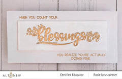 Altenew Stamp & Die Bundle Greatest Blessings Stamp & Die Bundle
