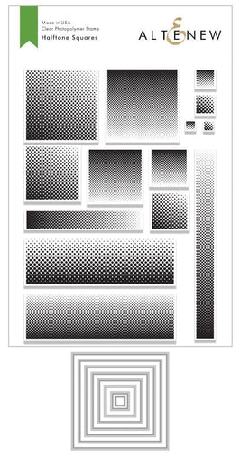Altenew Stamp & Die Bundle Halftone Squares Stamp & Die Bundle