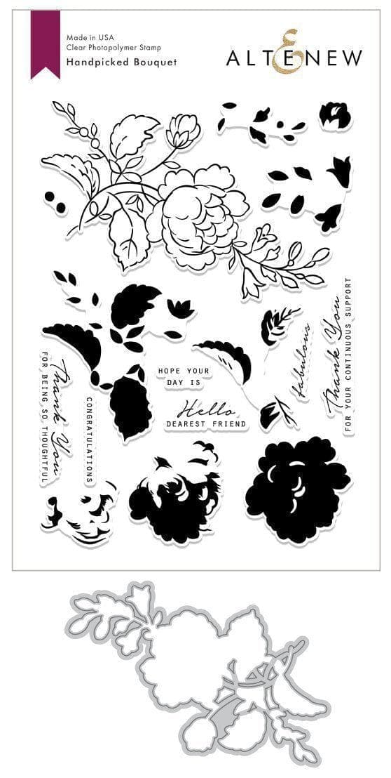 Altenew Stamp & Die Bundle Handpicked Bouquet Stamp & Die Bundle
