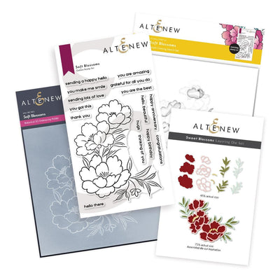 Altenew Stamp & Die Bundle Happy Blossoms Ensemble