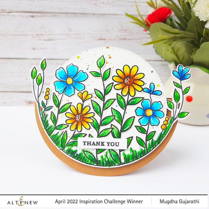 Altenew Stamp & Die Bundle Happy Flowers Stamp & Die Bundle