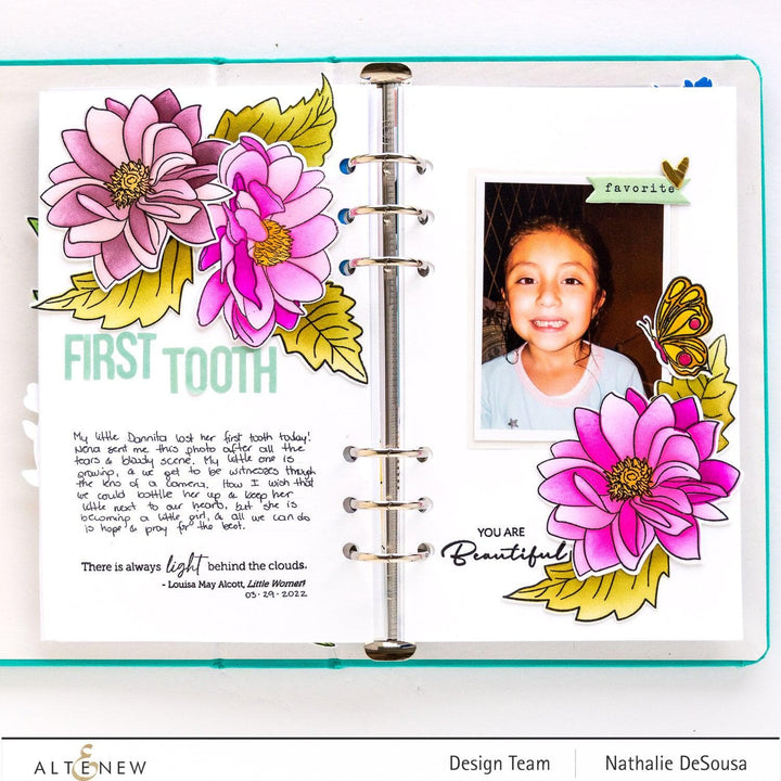 Altenew Stamp & Die Bundle Happy Flowers Stamp & Die Bundle