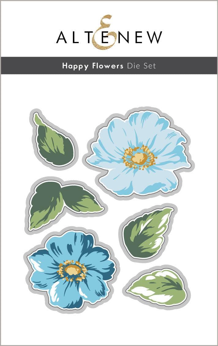 Altenew Stamp & Die Bundle Happy Flowers Stamp & Die Bundle