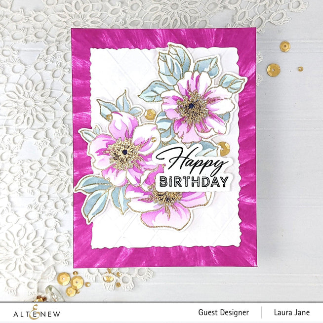 Altenew Stamp & Die Bundle Happy Sentiments Stamp & Die Bundle
