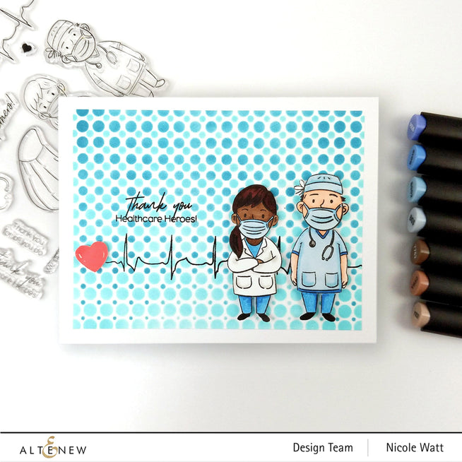 Altenew Stamp & Die Bundle Healthcare Heroes Stamp & Die Bundle
