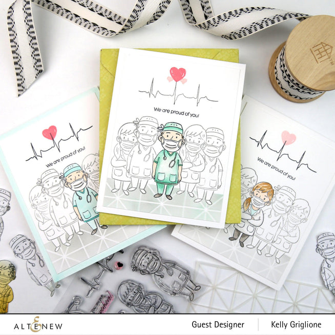 Altenew Stamp & Die Bundle Healthcare Heroes Stamp & Die Bundle