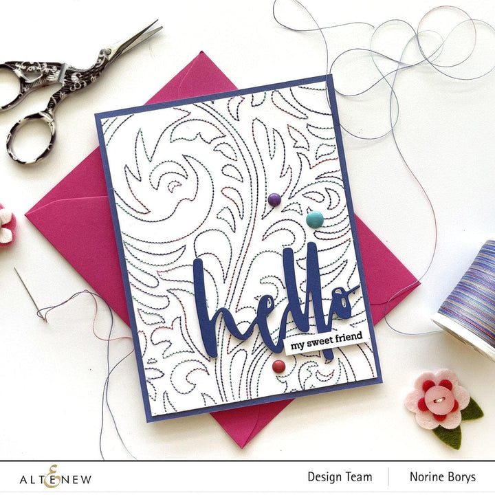 Altenew Stamp & Die Bundle Hello and Hugs Stamp & Die Bundle