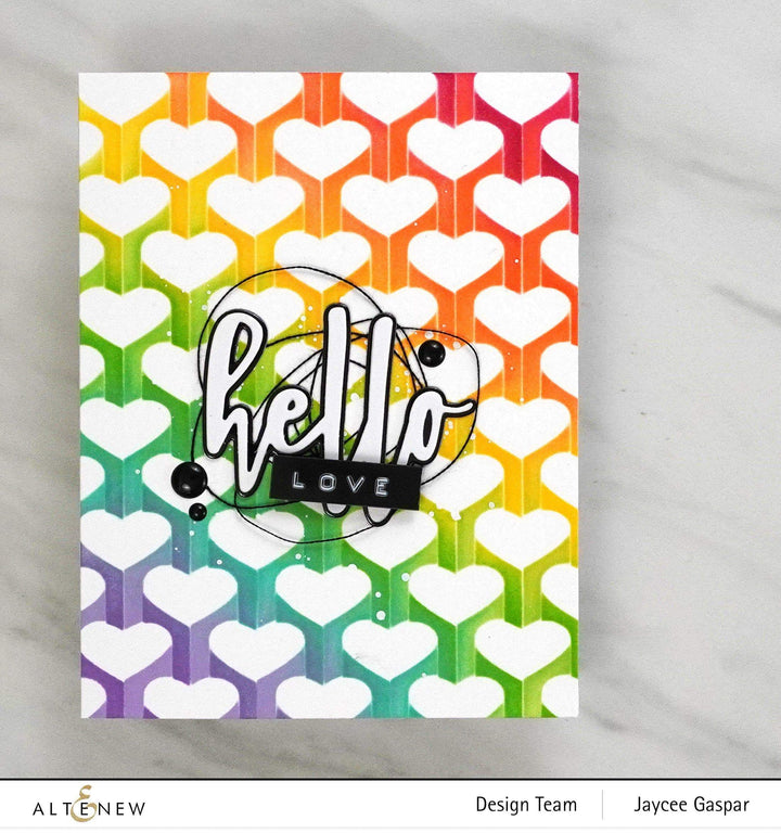 Altenew Stamp & Die Bundle Hello and Hugs Stamp & Die Bundle