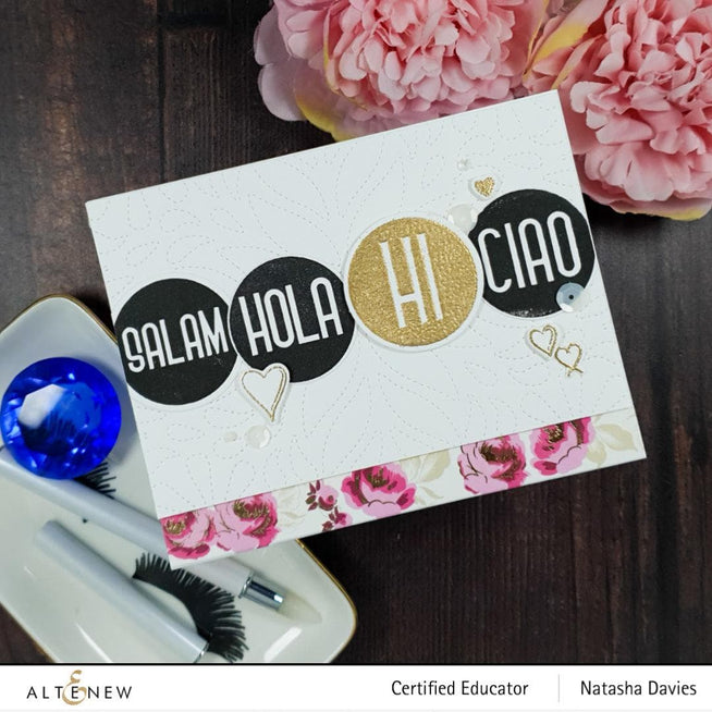 Altenew Stamp & Die Bundle Hello Friend Stamp & Die Bundle