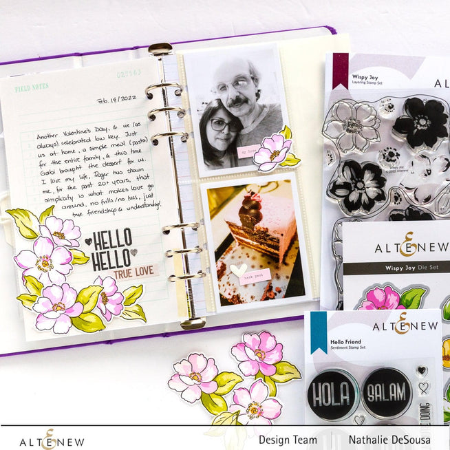 Altenew Stamp & Die Bundle Hello Friend Stamp & Die Bundle