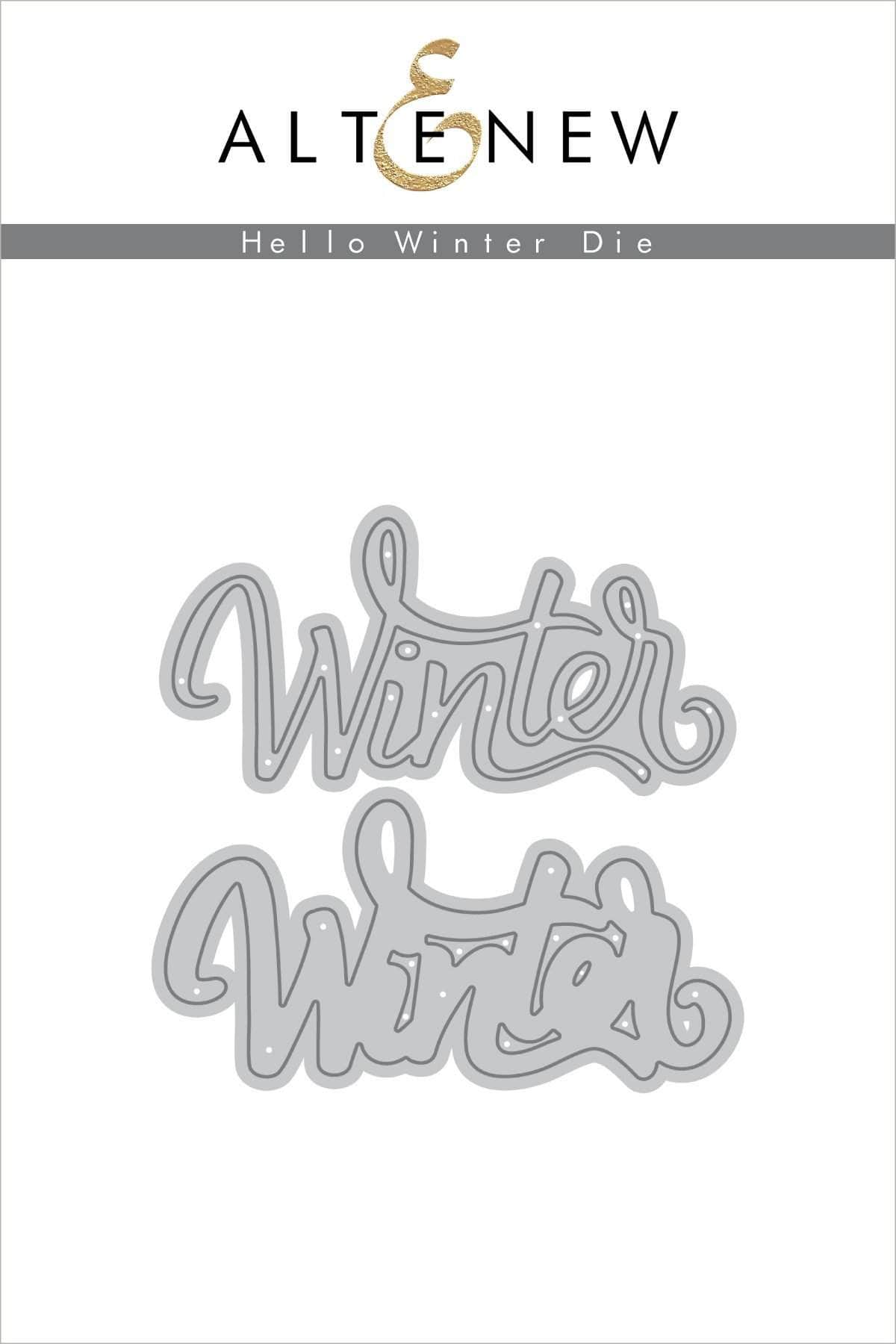 Altenew Stamp & Die Bundle Hello Winter