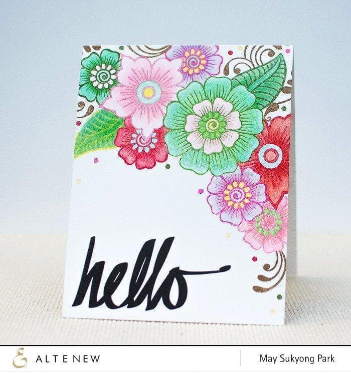Altenew Stamp & Die Bundle Hennah Elements Stamp & Die Bundle