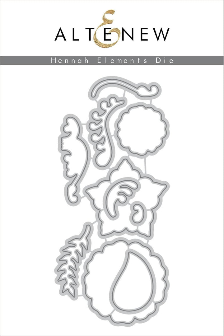 Altenew Stamp & Die Bundle Hennah Elements