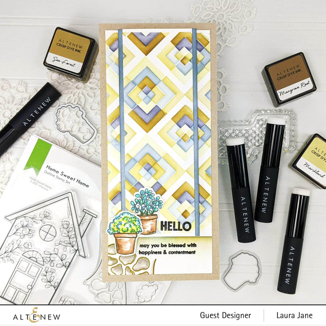 Altenew Stamp & Die Bundle Home Sweet Home Stamp & Die Bundle