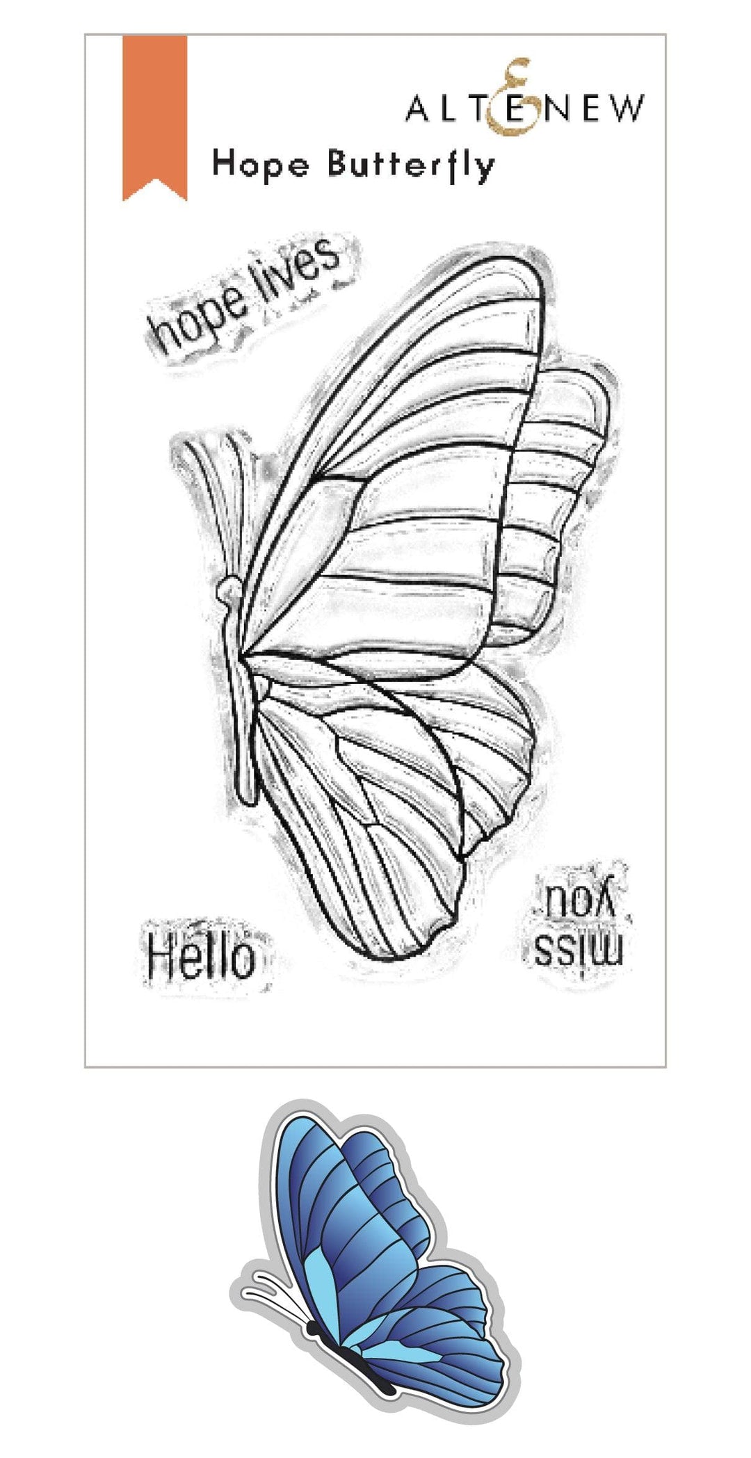 Altenew Stamp & Die Bundle Hope Butterfly Stamp & Die Bundle