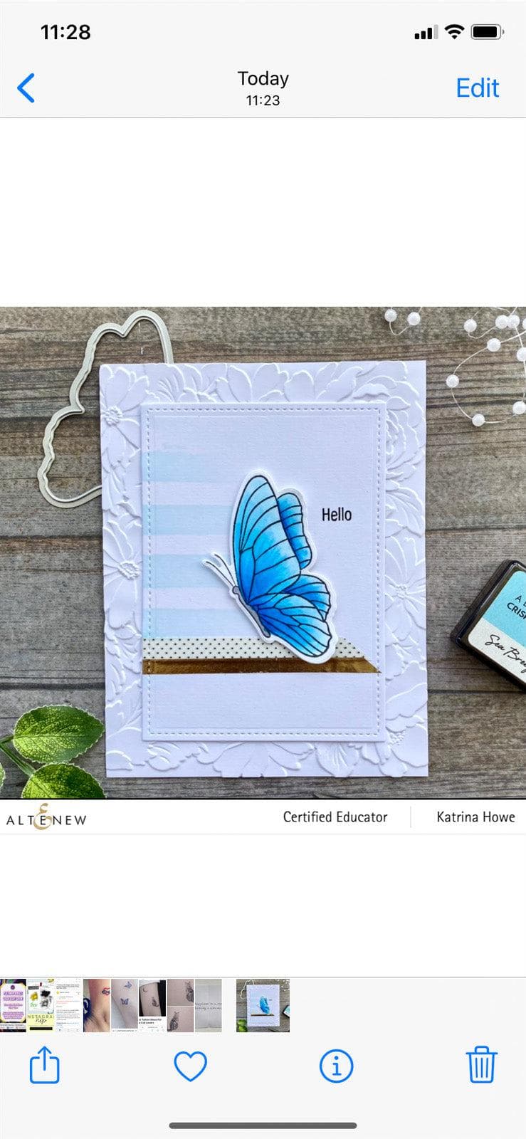 Altenew Stamp & Die Bundle Hope Butterfly Stamp & Die Bundle