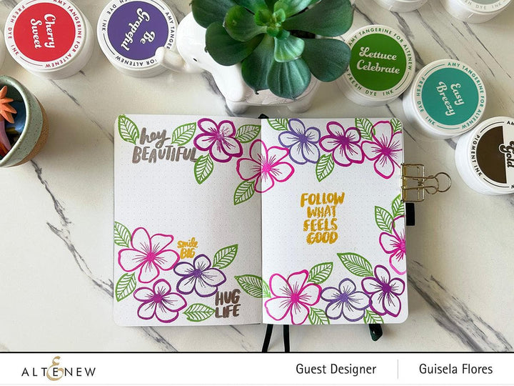 Altenew Stamp & Die Bundle Hug Life