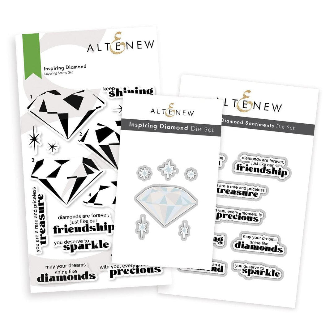 Altenew Stamp & Die Bundle Inspiring Diamond