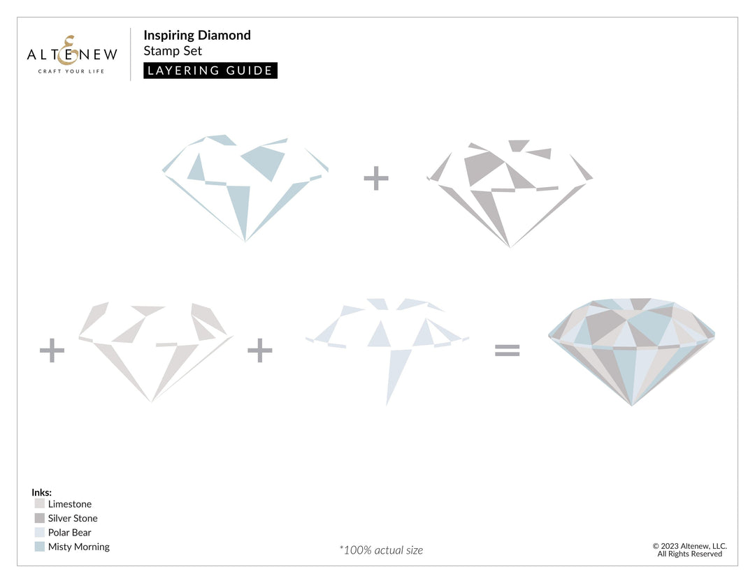 Altenew Stamp & Die Bundle Inspiring Diamond