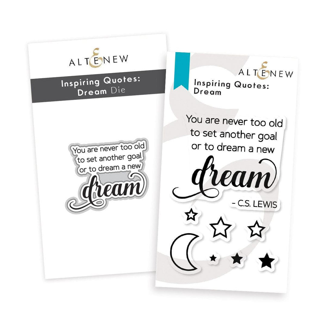 Altenew Stamp & Die Bundle Inspiring Quotes - Dream