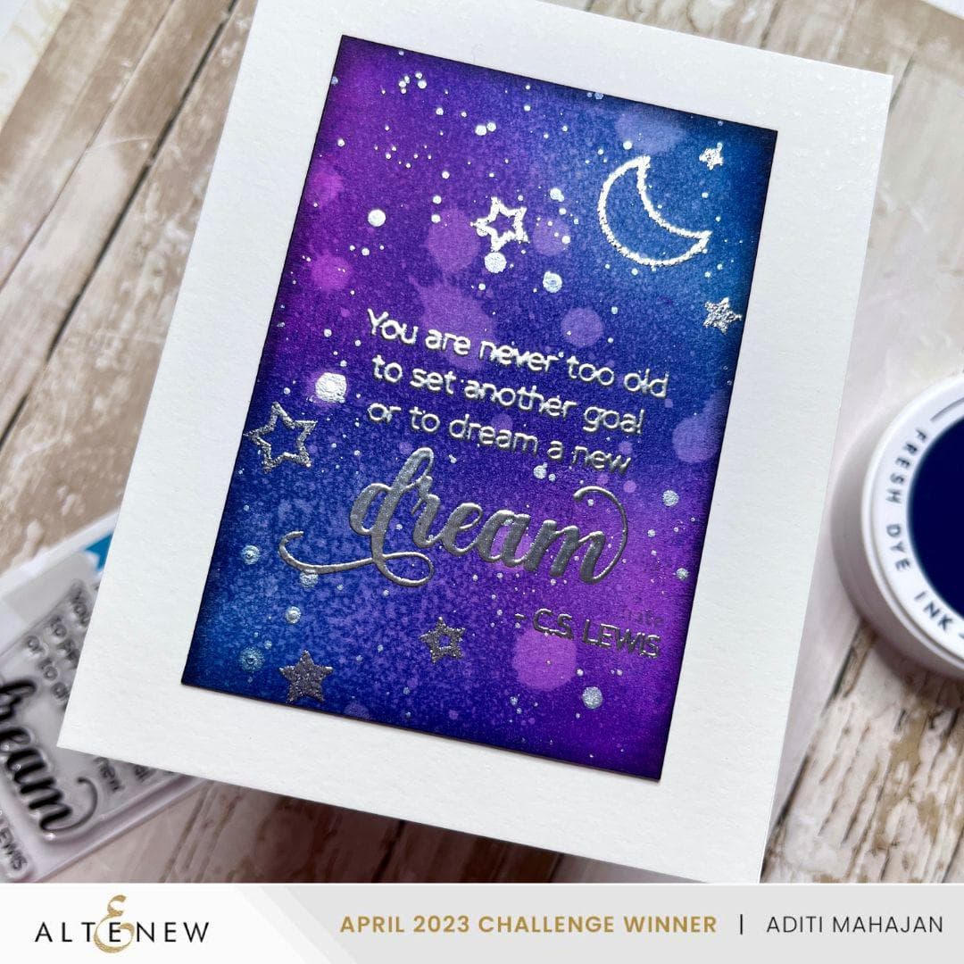 Altenew Stamp & Die Bundle Inspiring Quotes - Dream