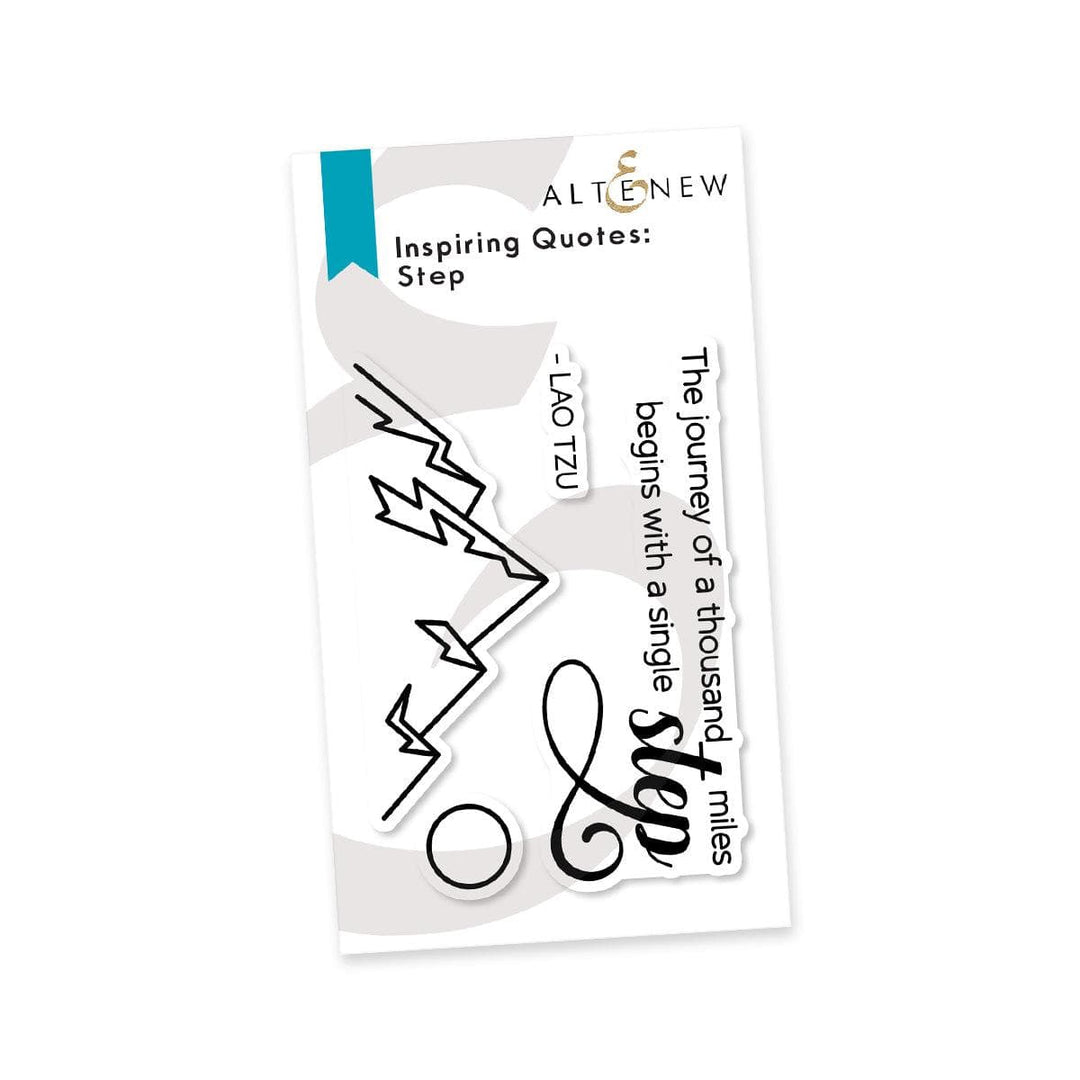 Altenew Stamp & Die Bundle Inspiring Quotes - Step