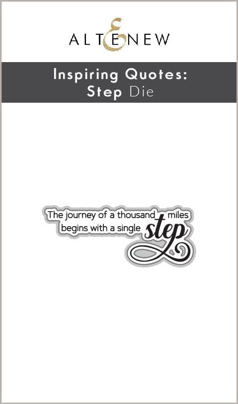 Altenew Stamp & Die Bundle Inspiring Quotes - Step