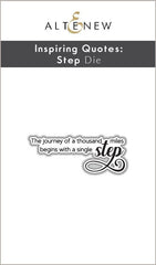 Altenew Stamp & Die Bundle Inspiring Quotes - Step