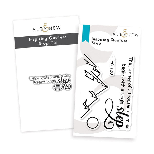 Altenew Stamp & Die Bundle Inspiring Quotes - Step