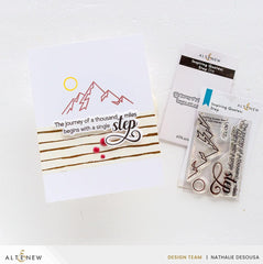Altenew Stamp & Die Bundle Inspiring Quotes - Step