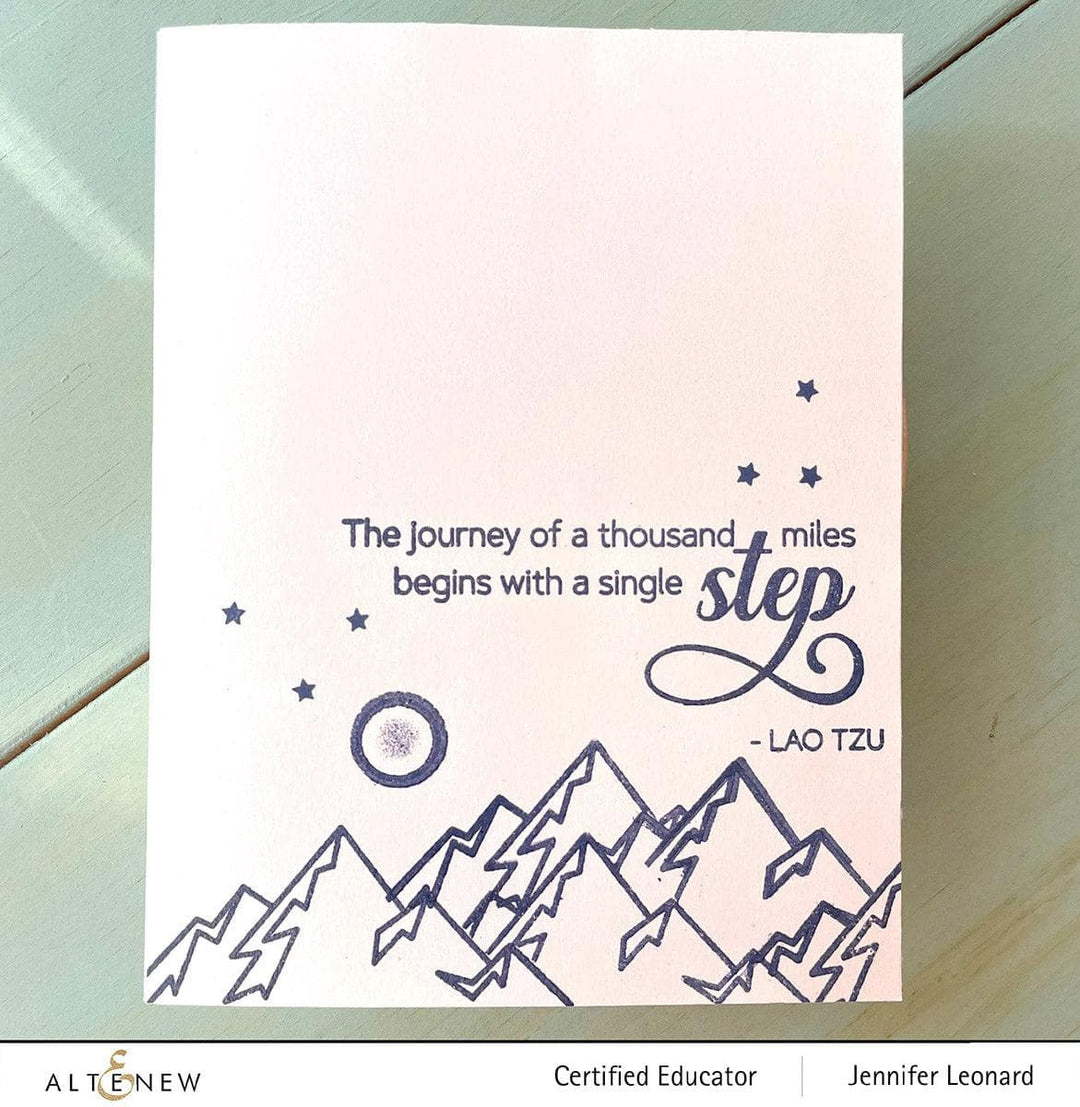 Altenew Stamp & Die Bundle Inspiring Quotes - Step