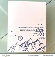 Altenew Stamp & Die Bundle Inspiring Quotes - Step