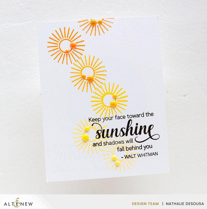 Altenew Stamp & Die Bundle Inspiring Quotes - Sunshine