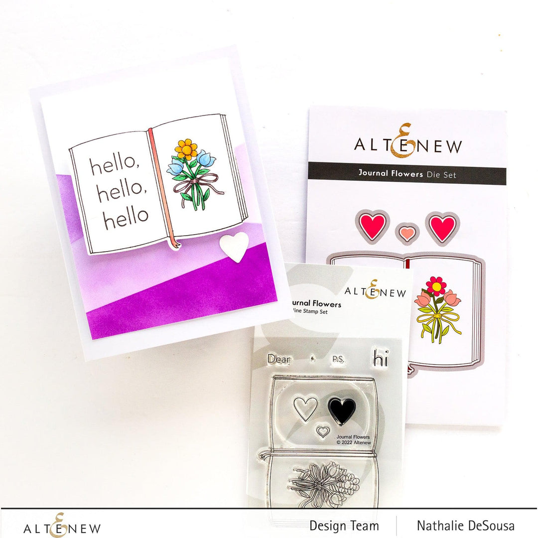 Altenew Stamp & Die Bundle Journal Flowers Stamp & Die Bundle
