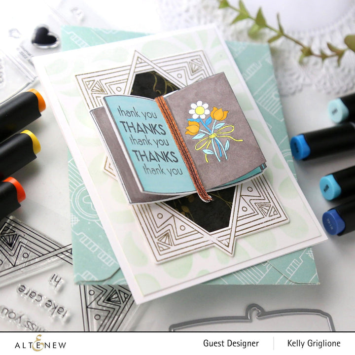 Altenew Stamp & Die Bundle Journal Flowers Stamp & Die Bundle