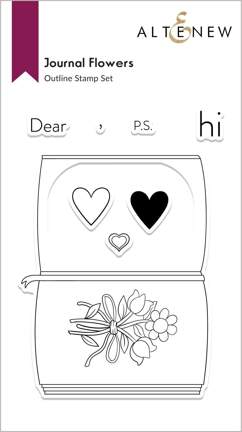 Altenew Stamp & Die Bundle Journal Flowers