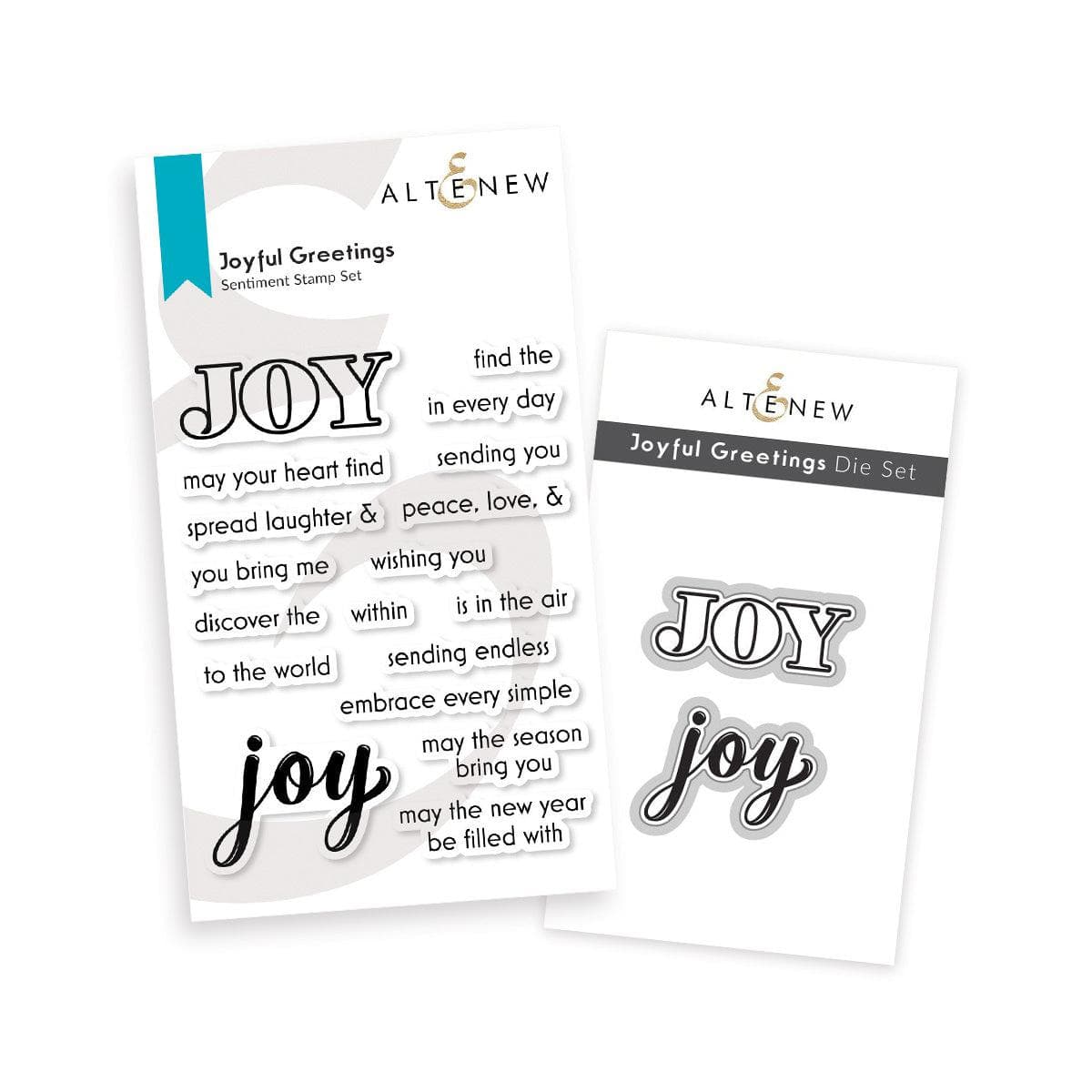 Altenew Stamp & Die Bundle Joyful Greetings